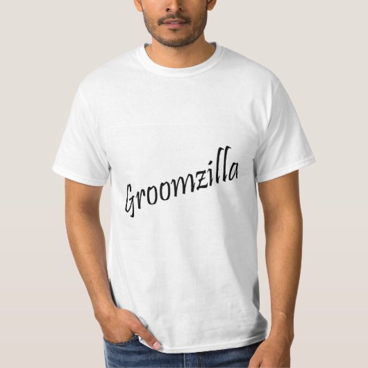 Groomzilla (Blk) Tシャツ (正面)