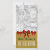 GROON赤い弓と金ゴールドメリークリスマスV11 シーズンカード