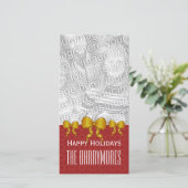 GROON金ゴールド弓楽しいクリスマスV9 シーズンカード (スタンド正面)