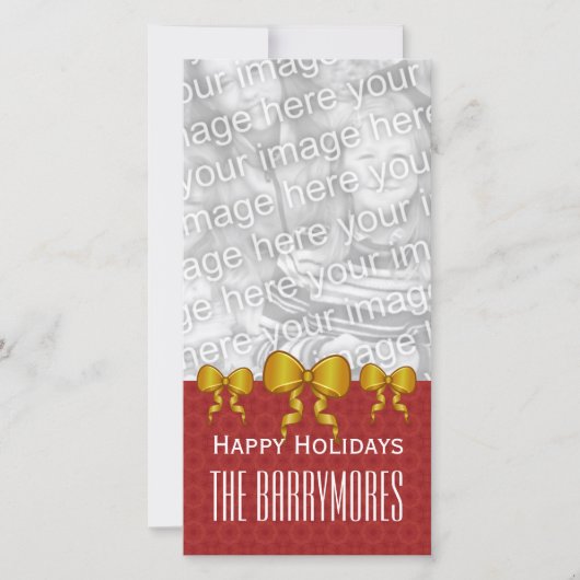 GROON金ゴールド弓楽しいクリスマスV9 シーズンカード (正面)