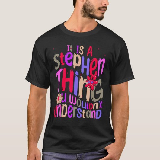 Groovを理解できないのはスティーブンの事だ Tシャツ (正面)