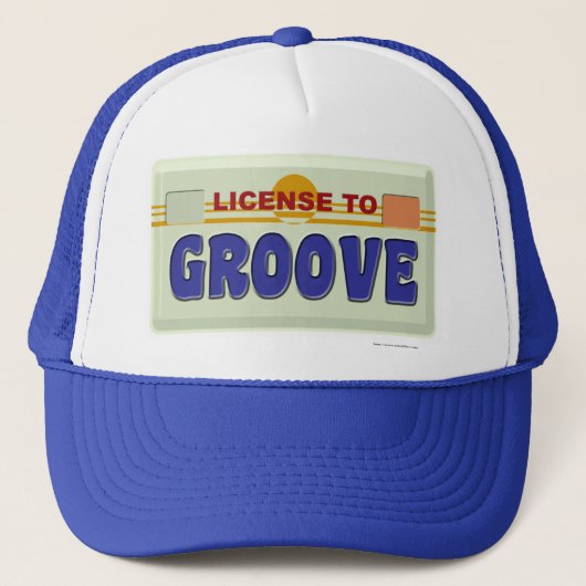 Grooveおもしろいパーティースローガンアートへのライセンス キャップ (正面)