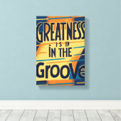 Grooveオプションに大きさが含まれる2 キャンバスプリント (インサイチュ (ウッドフロア))