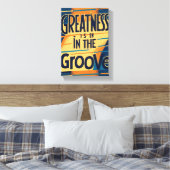 Grooveオプションに大きさが含まれる2 キャンバスプリント (インサイチュ (寝室))