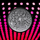 Groove in Style: Retro Disco Ball 缶バッジ