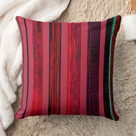 Groove red クッション (ブランケット)