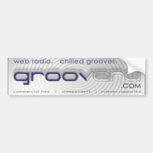 Grooveraのサンパーのステッカー バンパーステッカー (正面)