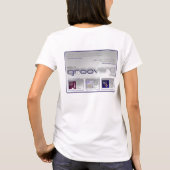 Grooveraの女性だけ冷たい上 Tシャツ (裏面)
