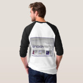 GrooveraのRaglanはTシャツを凍らしました Tシャツ (裏面フル)