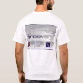 GrooveraはTシャツを凍らしました Tシャツ (裏面)