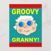 Grooveyおばあちゃん漫画 ポストカード (正面)