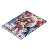 Groovie Hippie 60s Poodle踊りin the Disco ノートブック (左側)