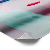 Groovie Hippie 60s Poodle踊りin the Disco ポスター (角)