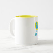 Groovin'のためのイエスレトロスタイルクリスチャン ツートーンマグカップ (正面左)