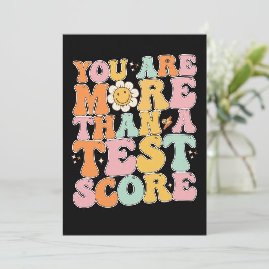 Groovyあなたはテストスコアのテスト日より多い 招待状 (スタンド正面)