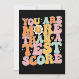 Groovyあなたはテストスコアのテスト日より多い 招待状