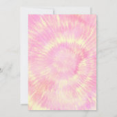 Groovyおばあちゃんの誕生日パーティー – レトロパーティーのための彼女 招待状 (裏面)