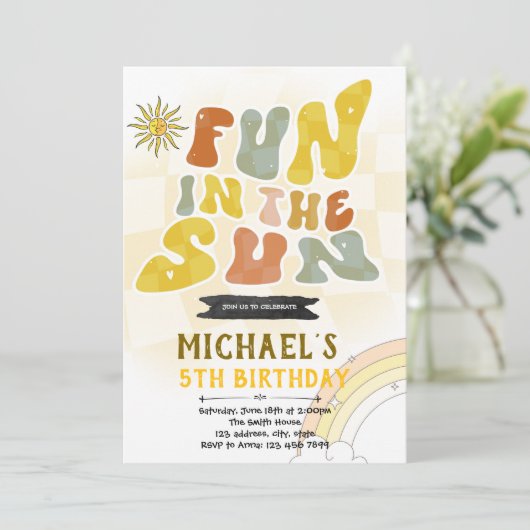 Groovyおもしろいの招待 招待状 (スタンド正面)