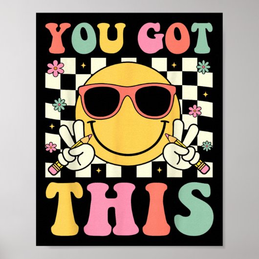 Groovyこの得スマイル顔テスト日先生 ポスター (正面)