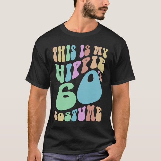 GROOVYこれは私のヒッピー60年代のコスチューム古いSCHO Tシャツ (正面)
