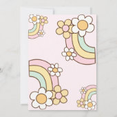 Groovyこんにちは夏、プールパーティー 招待状 (裏面)