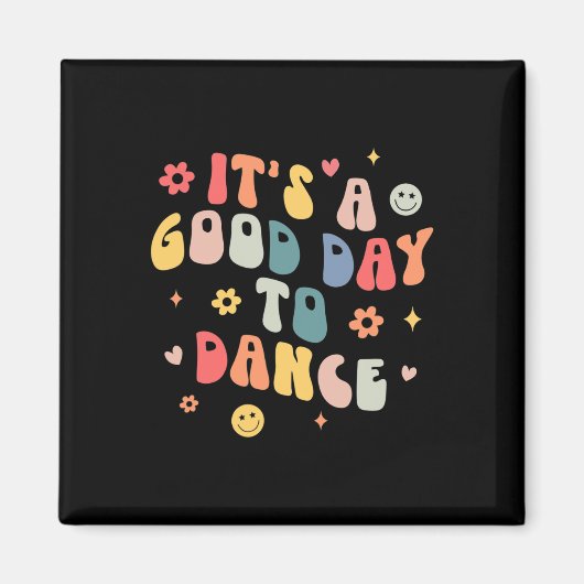 Groovyその良い日にダンスおもしろいダンス先生G マグネット (正面)