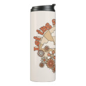 Groovyで太陽の光をデイジーヒッピー花 タンブラー (回転左)