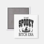 Groovyで私の時代の不気味スケルトンのハンドハロウィン マグネット (正面/裏面)