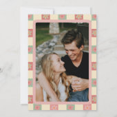 Groovyとレトロ70結婚s セーブザデート (裏面)