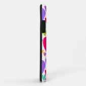 Groovyとロマンチックなカラフルハートバレンタイン Case-Mate iPhoneケース (裏面/右)