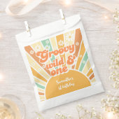 Groovyとワイルドレトロサン子供の誕生日 フェイバーバッグ (クリップ留めされた状態)