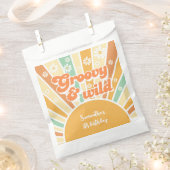 Groovyとワイルドレトロサン子供の誕生日 フェイバーバッグ (クリップ留めされた状態)