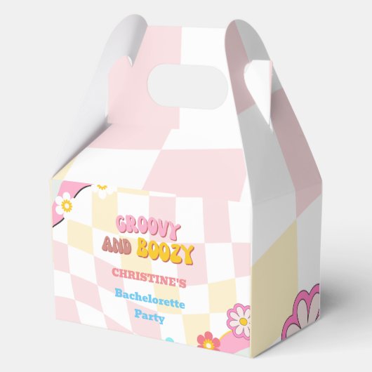GroovyとBoozyバチェロレッテDecor 70s フェイバーボックス (正面)
