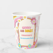 GroovyとBoozyバチェロレッテDecor 70s 紙コップ (裏面)