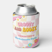 GroovyとBoozyバチェロレッテDecor 70s 缶クーラー (缶正面)