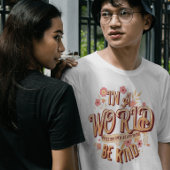 Groovyのインスパイアピンクのデイジーの花が優しい Tシャツ