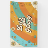 Groovyのレトロレインボー1st誕生日を取得しよう 横断幕 (縦)