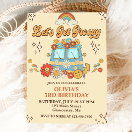 Groovyのレトロレインボー3rd誕生日を取得しよう 招待状