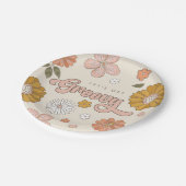 Groovyのヴィンテージフローラの女の子を取得しよう ペーパープレート (アングル)