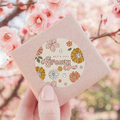 Groovyのヴィンテージフローラの女の子を取得しよう ラウンドシール