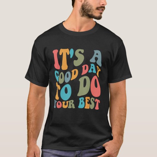 Groovyの先生を行うには良い最高の日だ Tシャツ (正面)