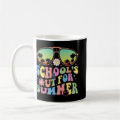 Groovyの学校の日の先生の学校を夏のためにアウト コーヒーマグカップ (左)