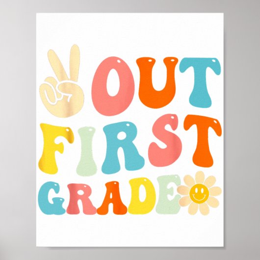 Groovyの学校の最後の日から1年生の卒業 ポスター (正面)