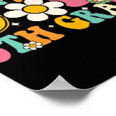 Groovyの学校の最後の日の5年生の卒業 ポスター (角)