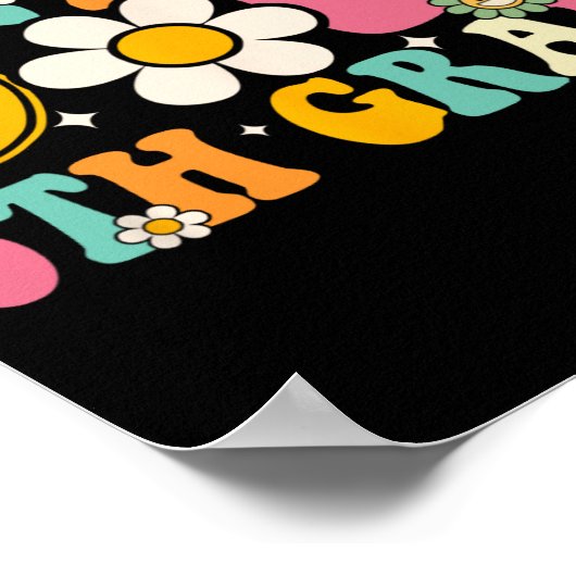 Groovyの学校の最後の日の6年生の卒業 ポスター (角)