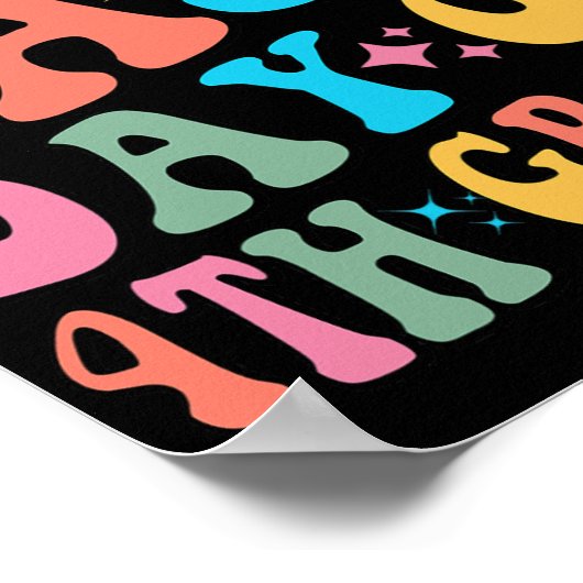 Groovyの学校の最後の日4年生の最終日 ポスター (角)