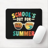 Groovyの学生のための夏のための学校の外出ティーシュ マウスパッド (マウス)