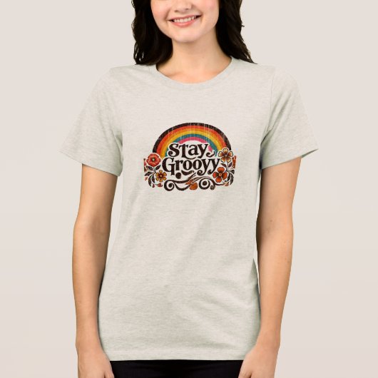 Groovyの滞在 トライブレンドTシャツ (正面)