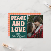 Groovyはっきりしたクファンキーリメリースと明るい カード (正面/裏面インサイチュ)