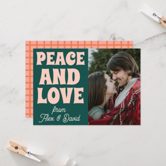 Groovyはっきりしたクファンキーリメリースと明るい カード (正面/裏面インサイチュ)